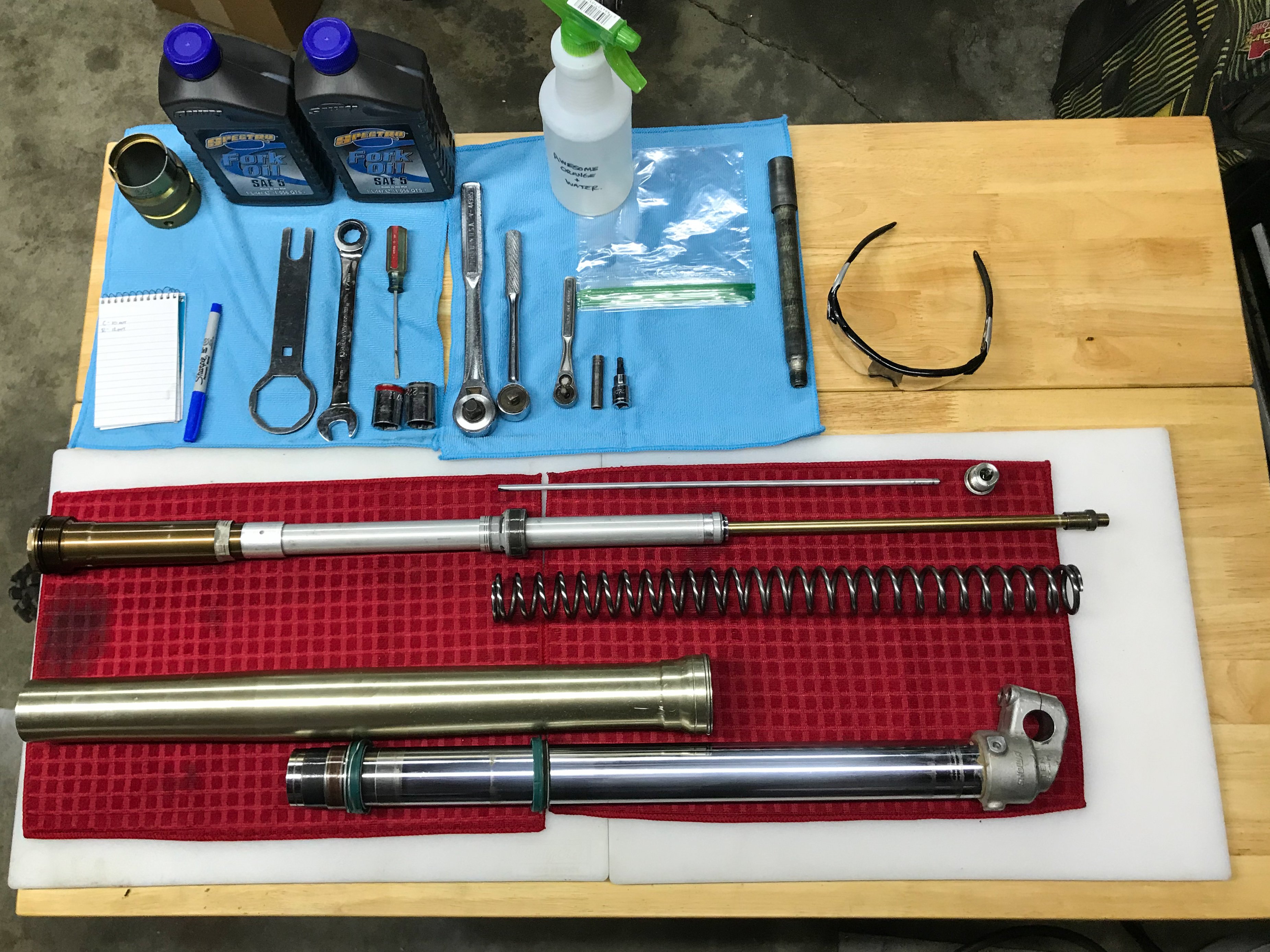 Bike fork service discount cost